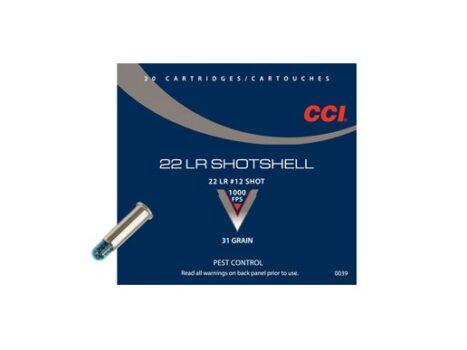 CCI 22 LR Shotshell 31gr No. 12 (Box)