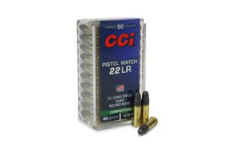CCI Pistol Match 22 LR 40 Grain LRN (Box)