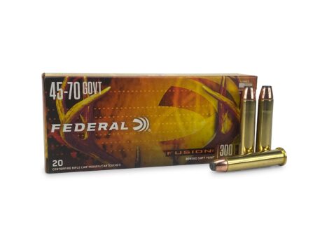 Federal Fusion 45-70 Government 300 Grain Bonded Soft Point (Box)
