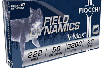 Fiocchi Field Dynamics 222 Remington 50 Grain V-Max (Box)