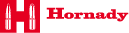 Logo of Hornady, a leading manufacturer of ammunition and reloading products, showcasing their brand identity.