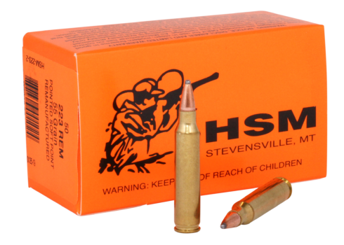 HSM Varmint 223 Rem 55 Gr SP 50 Rounds (Box)
