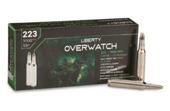 Liberty Overwatch, .223 Remington, Solid Hollow Point, 55 Grain, 20 Rounds
