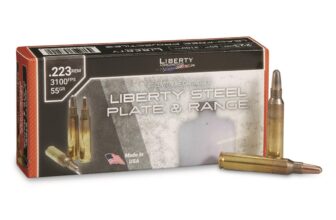 Liberty Steel Plate & Range, .223 Remington, SinterFire, 55 Grain, 20 Rounds