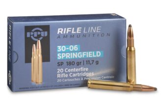 PPU, .30-06 Springfield, SP, 180 Grain, 20 Rounds