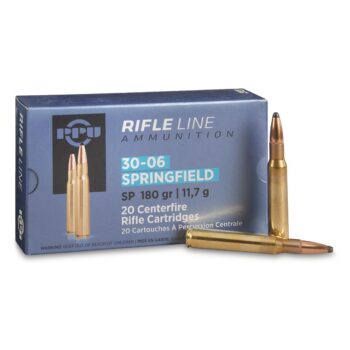 PPU, .30-06 Springfield, SP, 180 Grain, 20 Rounds