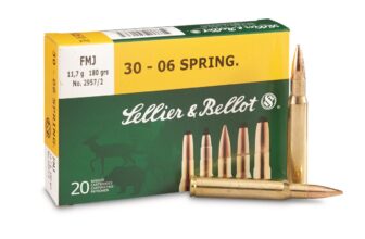 Sellier & Bellot, .30-06 Springfield, FMJ, 180 Grain, 20 Rounds
