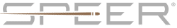 Alt text: Speer logo featuring the brand name in bold letters with a stylized arrow design.