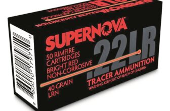Supernova Red Tracer Ammo, .22LR, LRN, 40 Grain, 50 Rounds