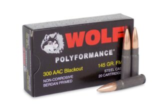 Wolf Polyformance 300 Blackout 145 Grain FMJ (Box)