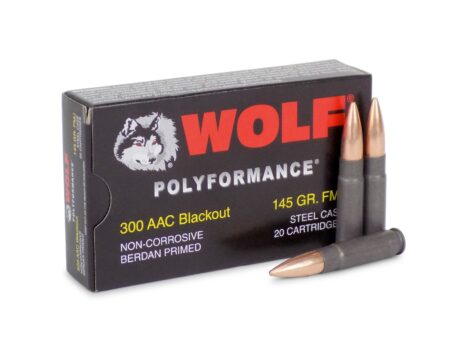 Wolf Polyformance 300 Blackout 145 Grain FMJ (Box)
