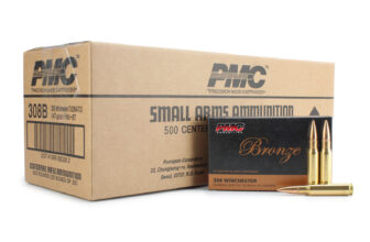 PMC Bronze 308 Winchester 147 Grain FMJ (Case)
