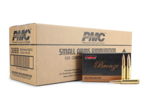 PMC Bronze 308 Winchester 147 Grain FMJ (Case)