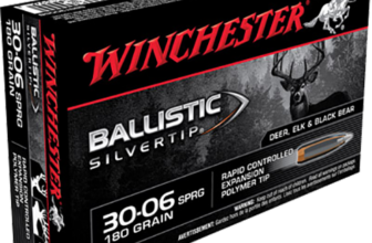 Winchester Ballistic Silvertip 30-06 Springfield 180 Grain Rapid Controlled Expansion Polymer Tip (Box)
