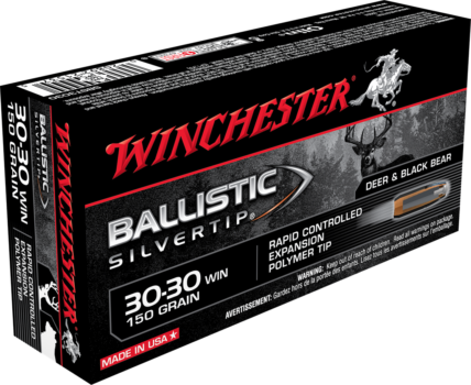 Winchester Ballistic Silvertip 30-30 Winchester 150 Grain Rapid Controlled Expansion Polymer Tip (Box)