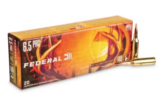 Federal Fusion, 6.5 PRC, Bonded Soft Point, 140 Grain, 20 Rounds