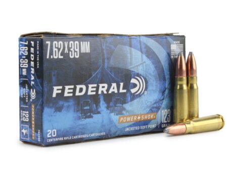 Federal Power-Shok 7.62x39 123 Gr Soft Point (Box)