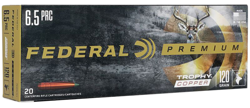 Federal Premium 6.5 PRC 120 Grain Trophy Copper (Box)