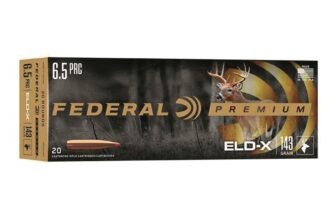 Federal Premium, 6.5 PRC, ELD-X, 143 Grain, 20 Grain
