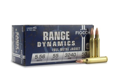 Fiocchi Range Dynamics 5.56 NATO 55 Gr FMJ (Box)