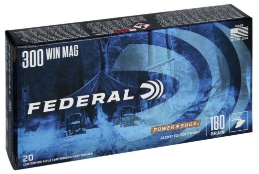 Federal 300 Win Mag 180 Gr Power-Shok SP (Box)