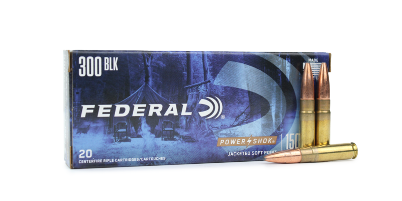 Federal Power-Shok 300 Blackout 150 Gr JSP
