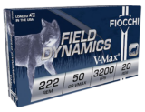 Fiocchi Field Dynamics 222 Remington 50 Grain V-Max