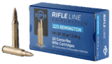 PPU Standard Rifle 223 Remington 55 Grain FMJ