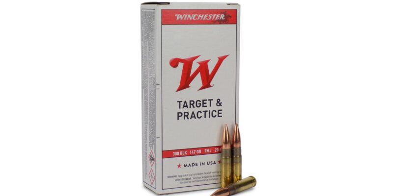 Winchester USA 300 Blackout 147 Gr FMJ